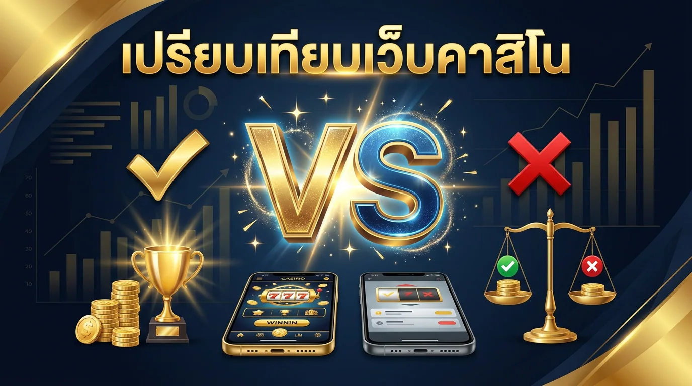 thesea89 เปรียบเทียบกับเว็บคาสิโนออนไลน์อื่น